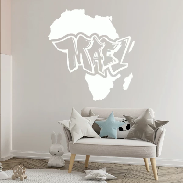 Sticker Mael Graffiti Africa