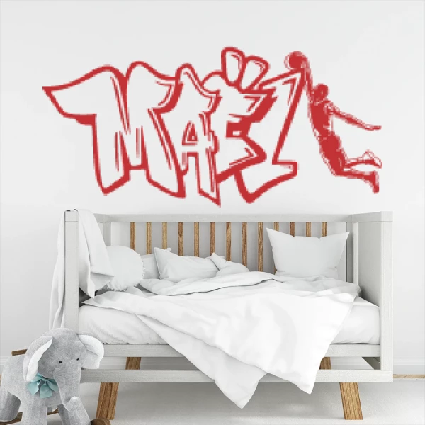 Sticker Maël Graffiti Basketball
