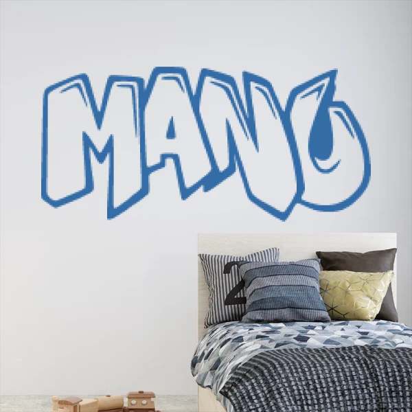 Sticker Manu Graffiti