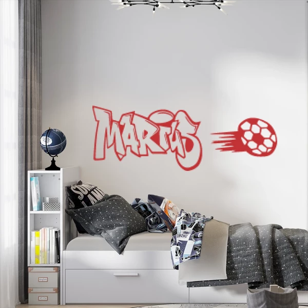 Sticker Marius Graffiti Foot