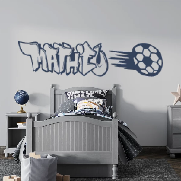 Sticker Mathieu Graffiti Football