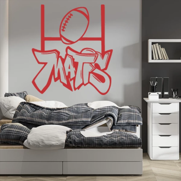 Sticker Matis Graffiti Rugby