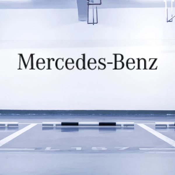 Sticker Mercedes Benz Text
