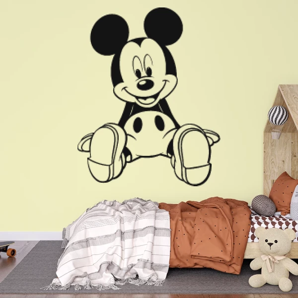 Sticker Seated Mickey