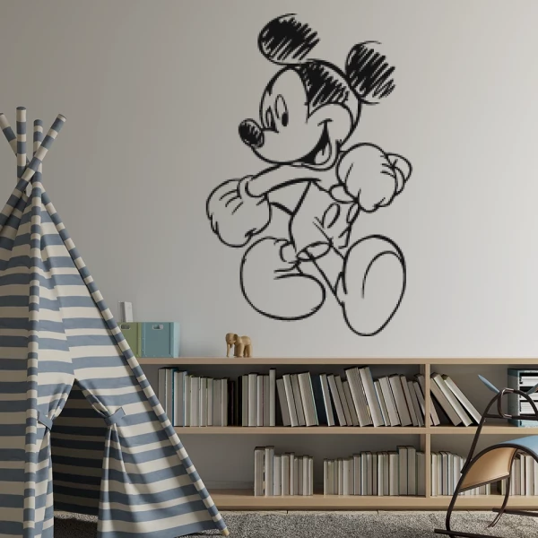 Sticker Mickey Sketch