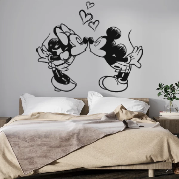 Sticker Mickey - Minnie Sketch