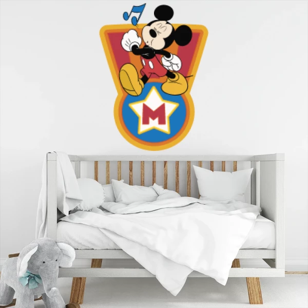 Sticker Mickey Whistle - Imprimé
