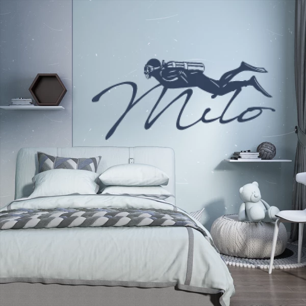 Sticker Milo Diver