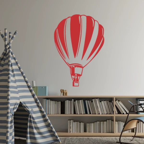 Sticker Hot-air ballooning vintage