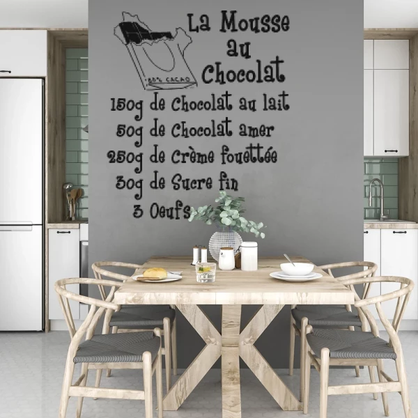 Sticker Mousse au Chocolat - Condensed