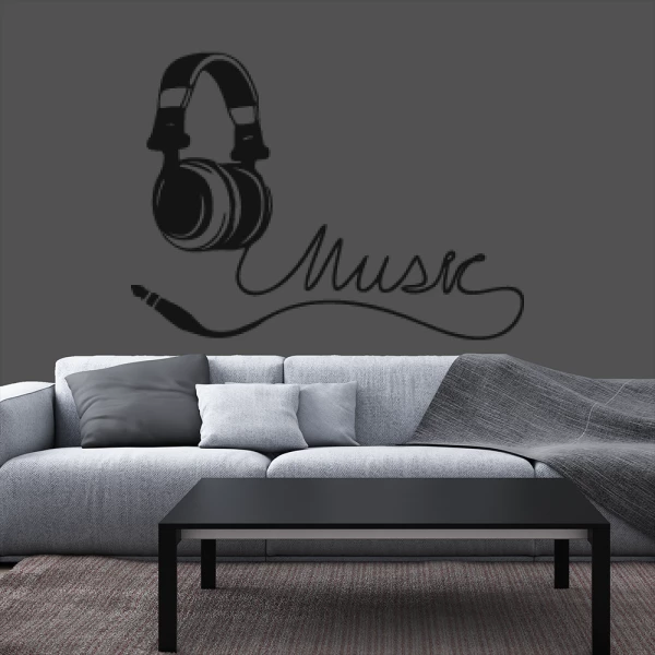 Sticker Music - Headphones
