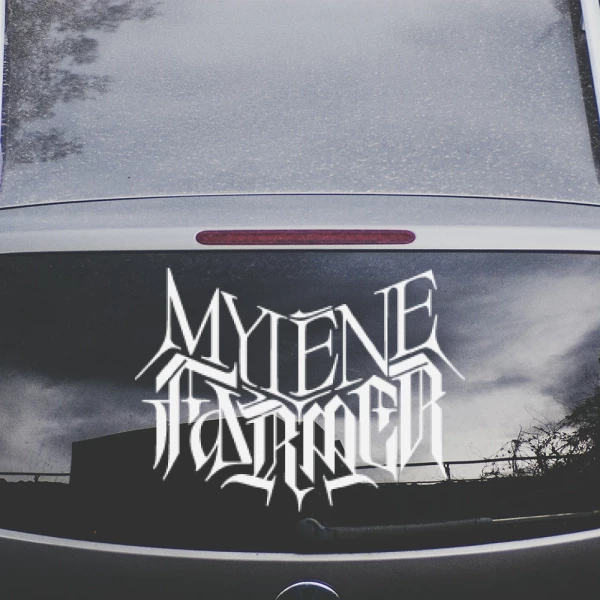 Sticker Mylène Farmer Text