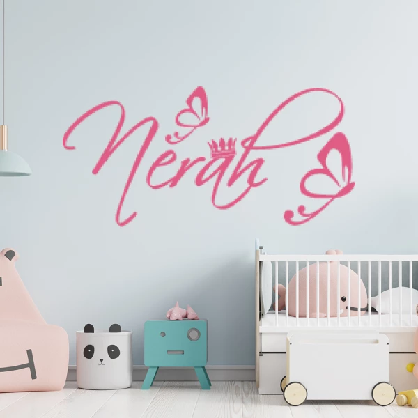 Sticker Nerah Princess Butterflies
