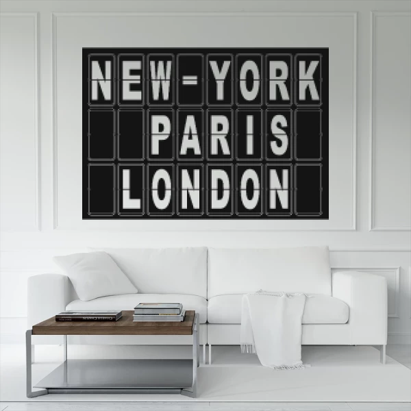 Sticker New York-Paris-London