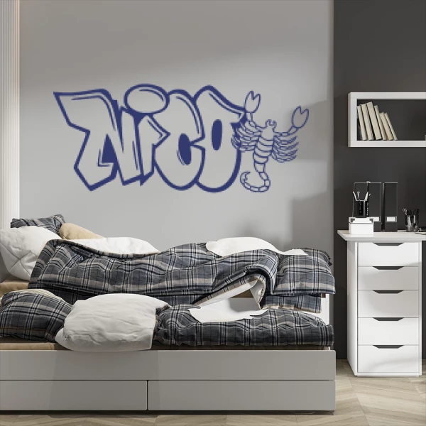 Sticker Nico Graffiti Scorpio