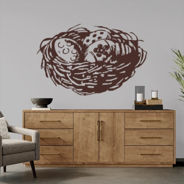 Sticker Easter nest