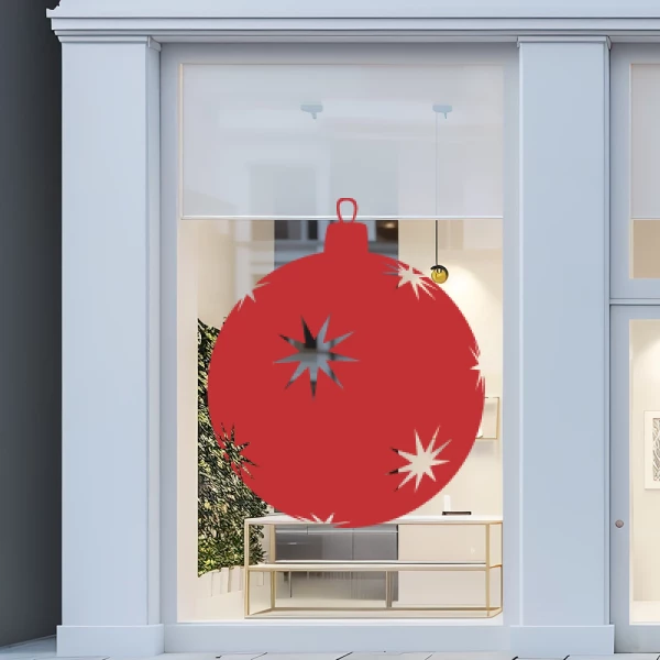 Sticker Christmas - Ball Star