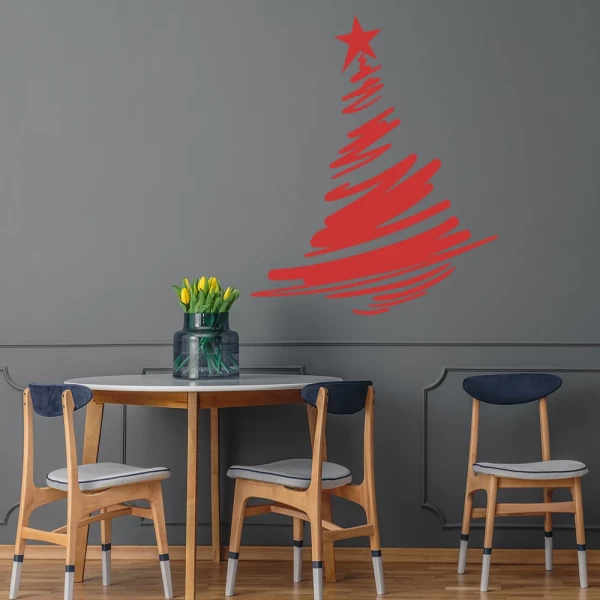Sticker Christmas - Graffiti tree