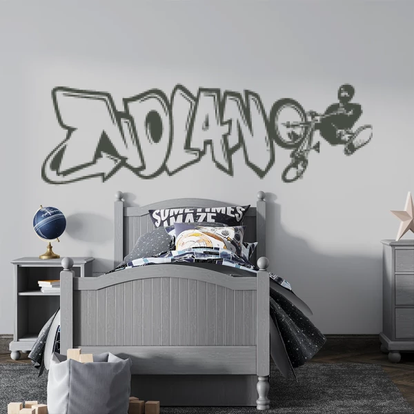 Sticker Nolan Graffiti BMX