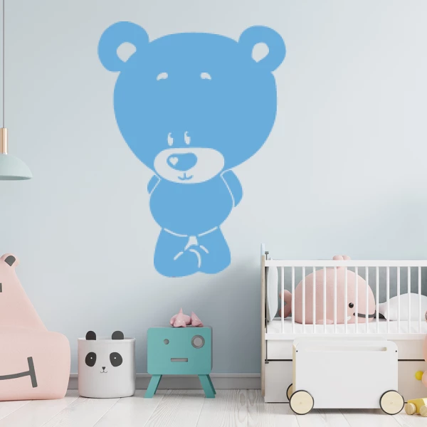 Sticker Shy Bear
