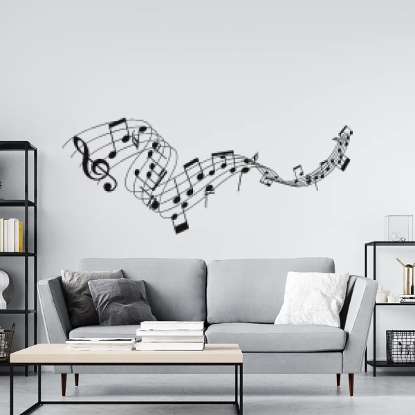 Sticker Musical score