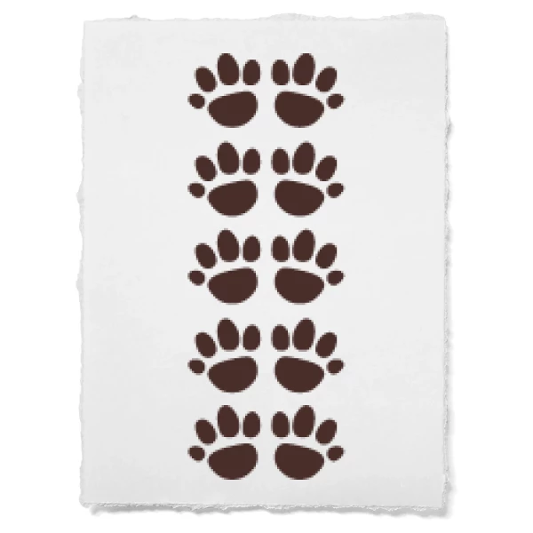 Sticker Bear paws