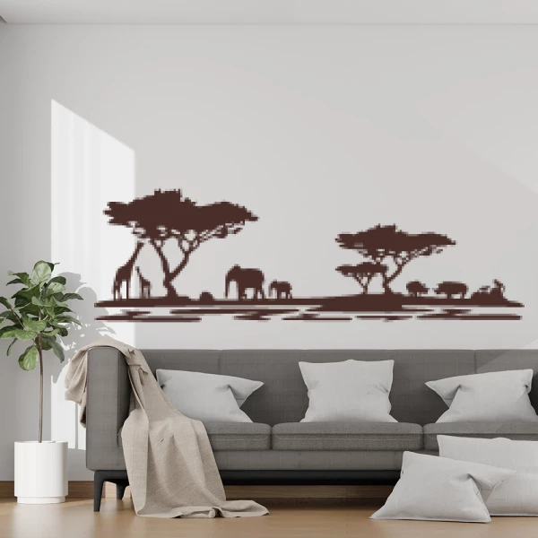 Sticker Landscape of Africa