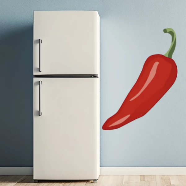 Sticker Chilli pepper - Printed