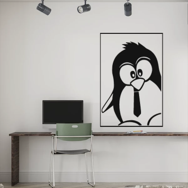 Sticker Penguin box