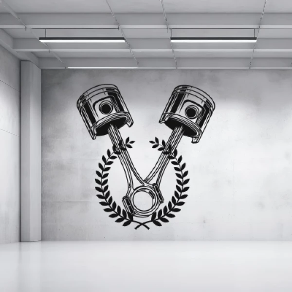 Sticker Pistons and laurels
