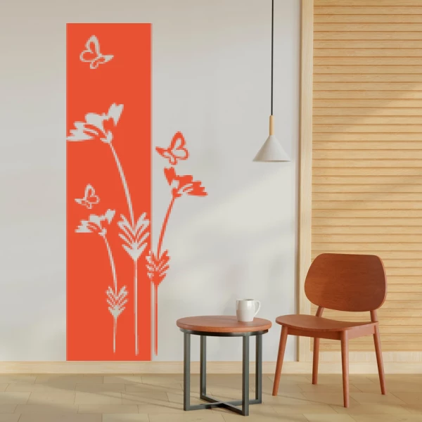 Sticker Plants and Butterflies