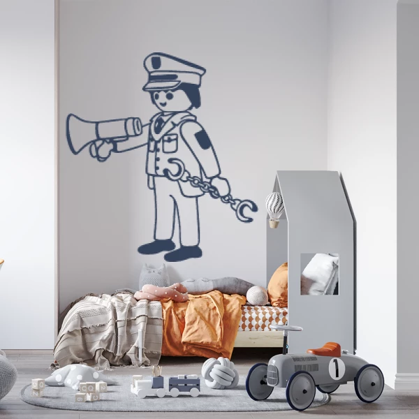 Sticker Playmobil Policeman