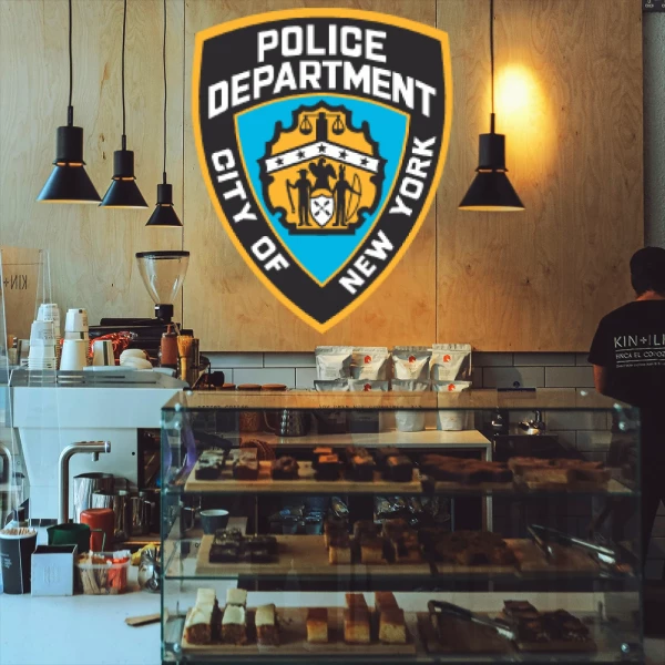 Sticker Police Department New York  - Printed