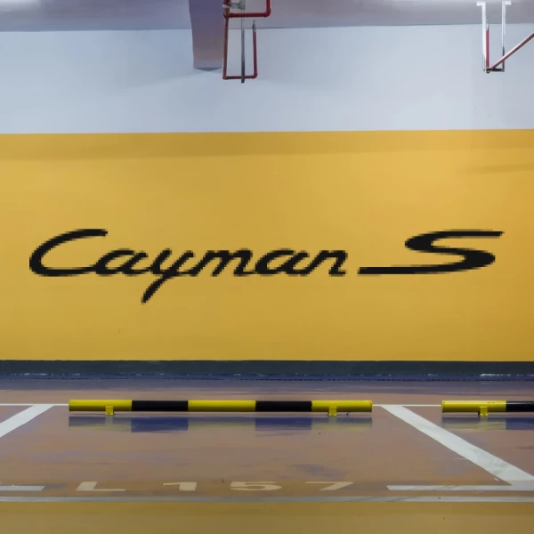 Sticker Porsche Cayman Logo S