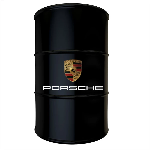Sticker Porsche Logo Printed White
