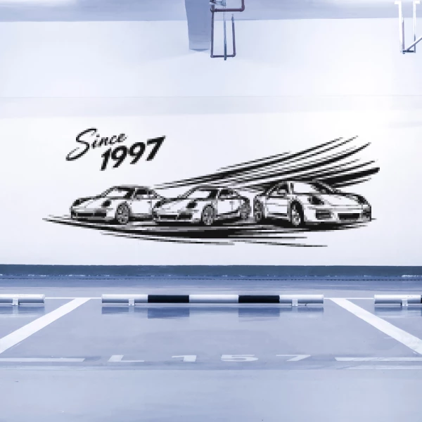 Sticker Porsche Since 1997