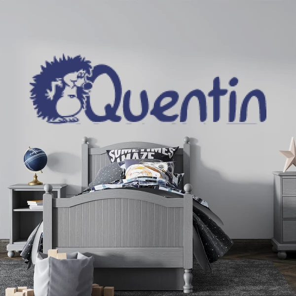 Sticker Quentin Hedgehog Cartoon