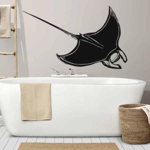 Sticker Manta Ray