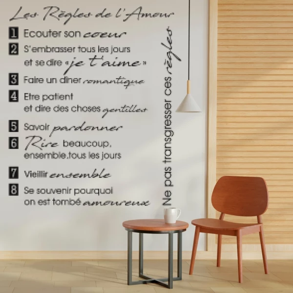 Sticker Règles de l