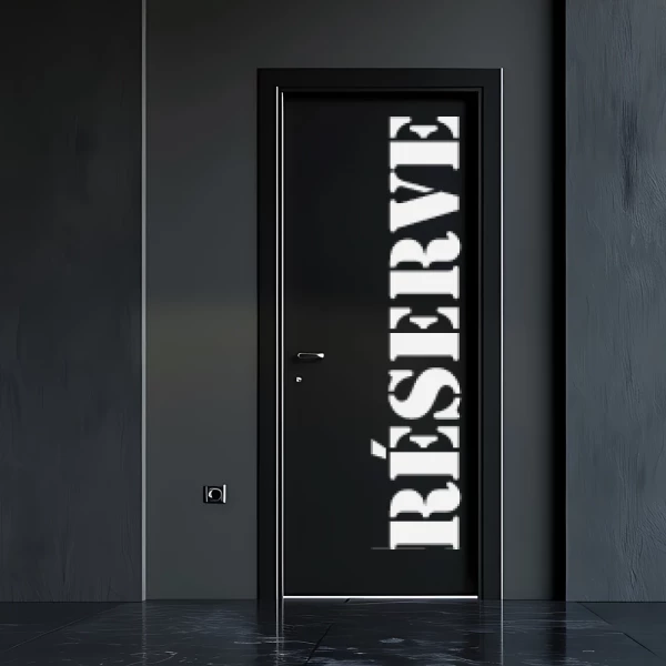 Sticker Réserve - Stencil