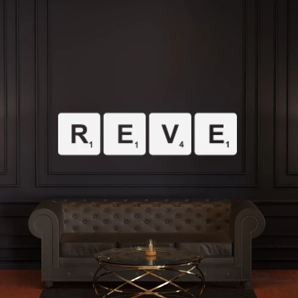 Sticker Rêve Scrabble