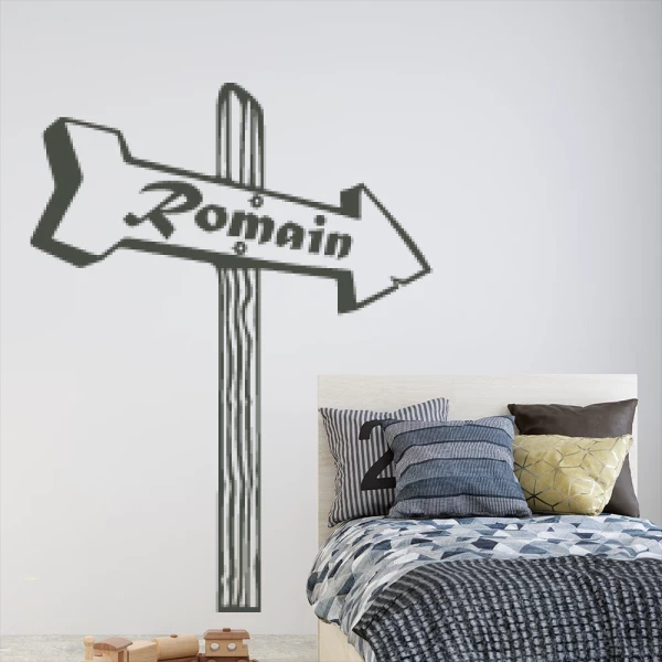 Sticker Romain Arrow Wood
