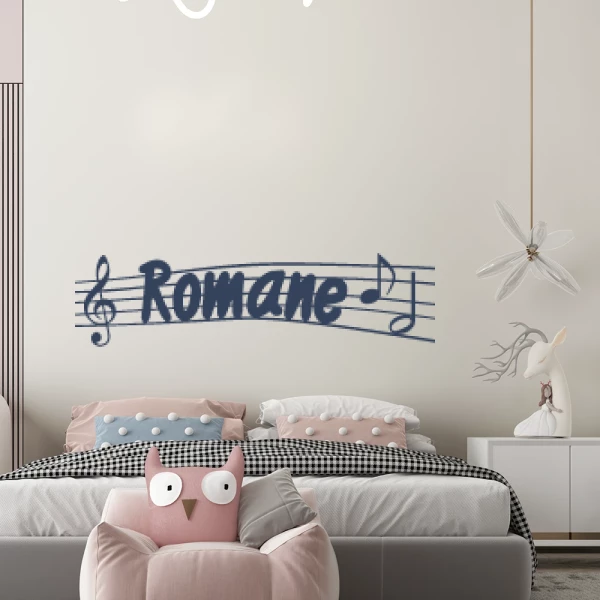 Sticker Romane Music