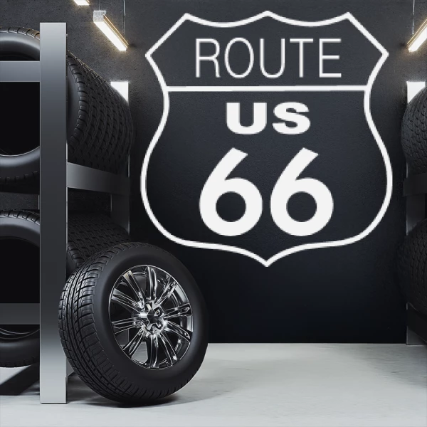 Sticker Route 66 - Empty