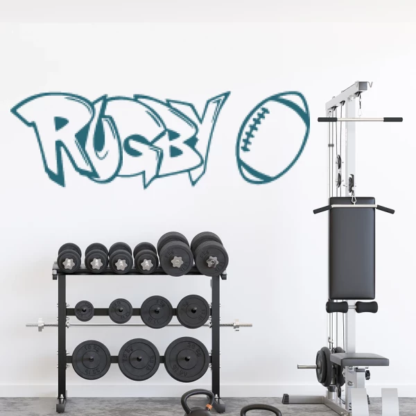 Sticker Rugby Graffiti 2
