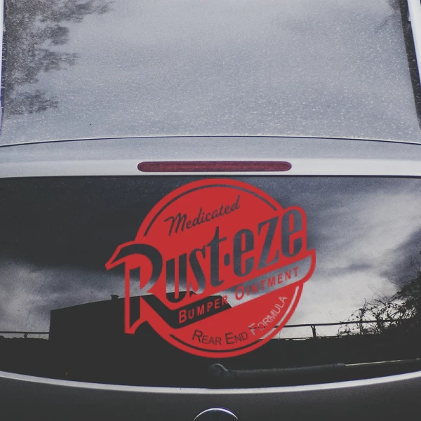 Sticker Rust-eze cars logo 2
