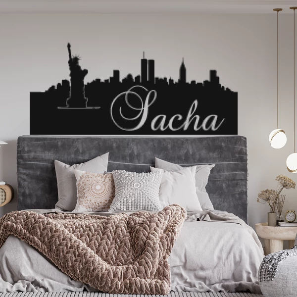 Sticker Sacha New York Scripty