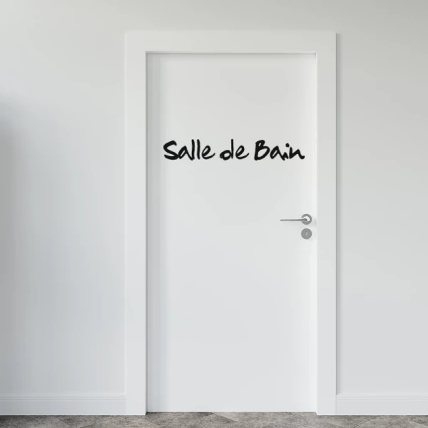 Sticker Salle de bain - Casual