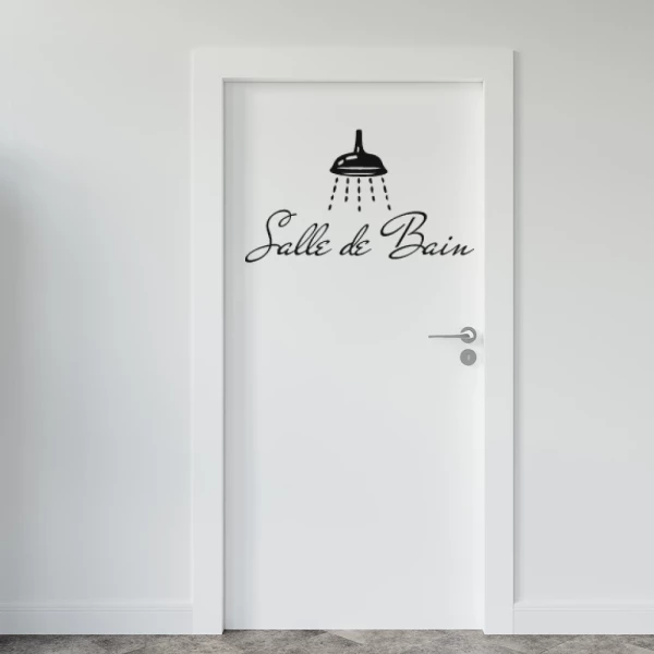 Sticker Salle de bain Shower