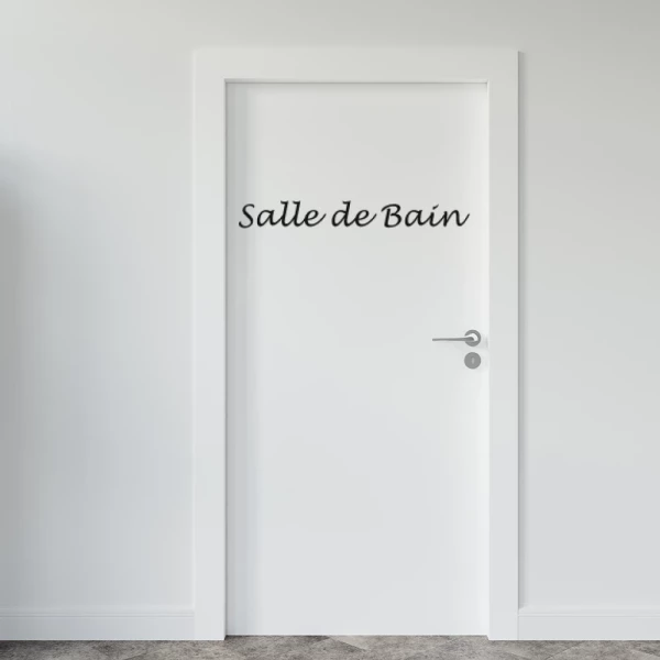 Sticker Salle de bain Handwritten